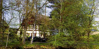 Am Dorfteich in Habnith im Fichtelgebirge