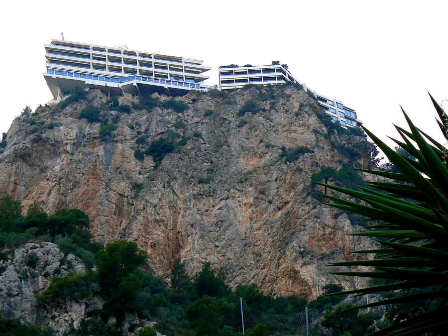 "Traumh�user" �ber dem Friedhof von Villefranche sur Mer