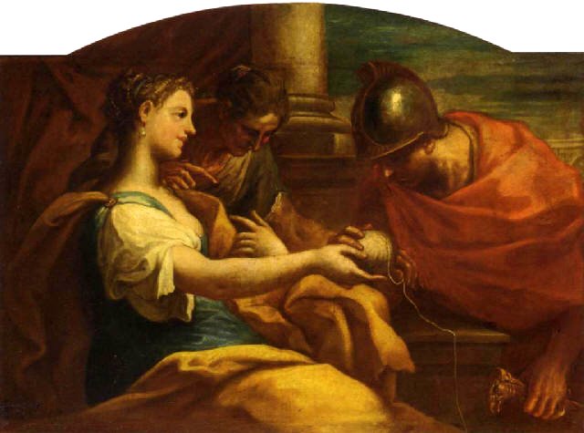 Gemälde Ariadne und Theseus