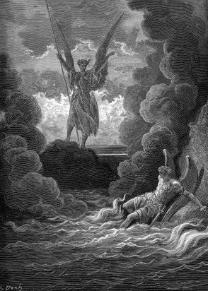 Beelzebub als gefallener Engel von Gustave Dore