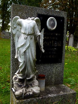 Kopfloser Engel in Maria Kulm in Tschechien