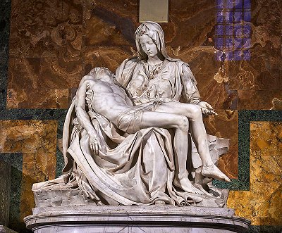 Römische Pietà von Michelangelo im Vatikan