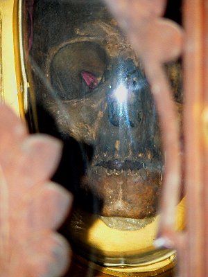 Schädel der Maria Magdalena in Südfrankreich